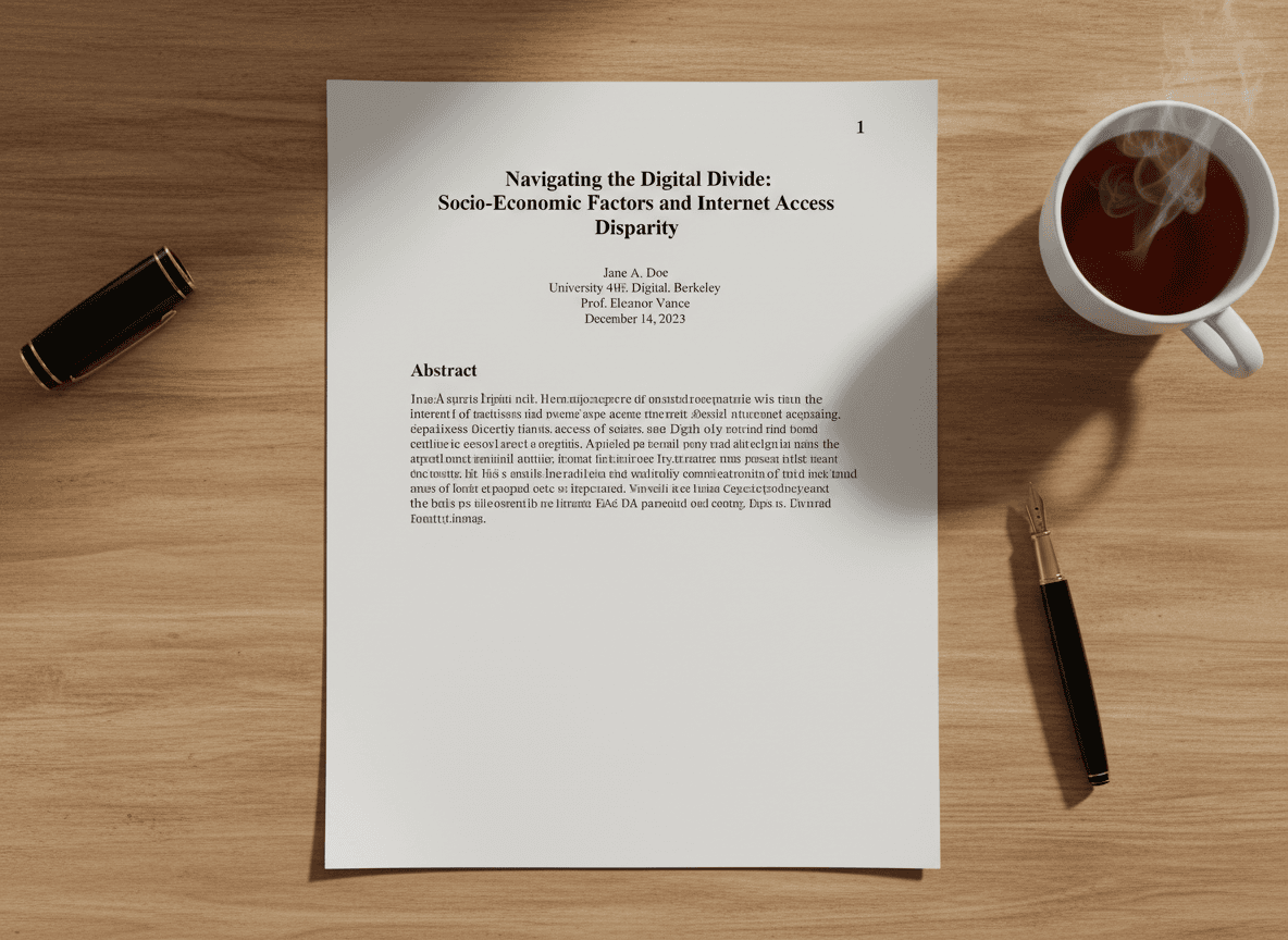 Academic Papers: Page Numbering Requirements