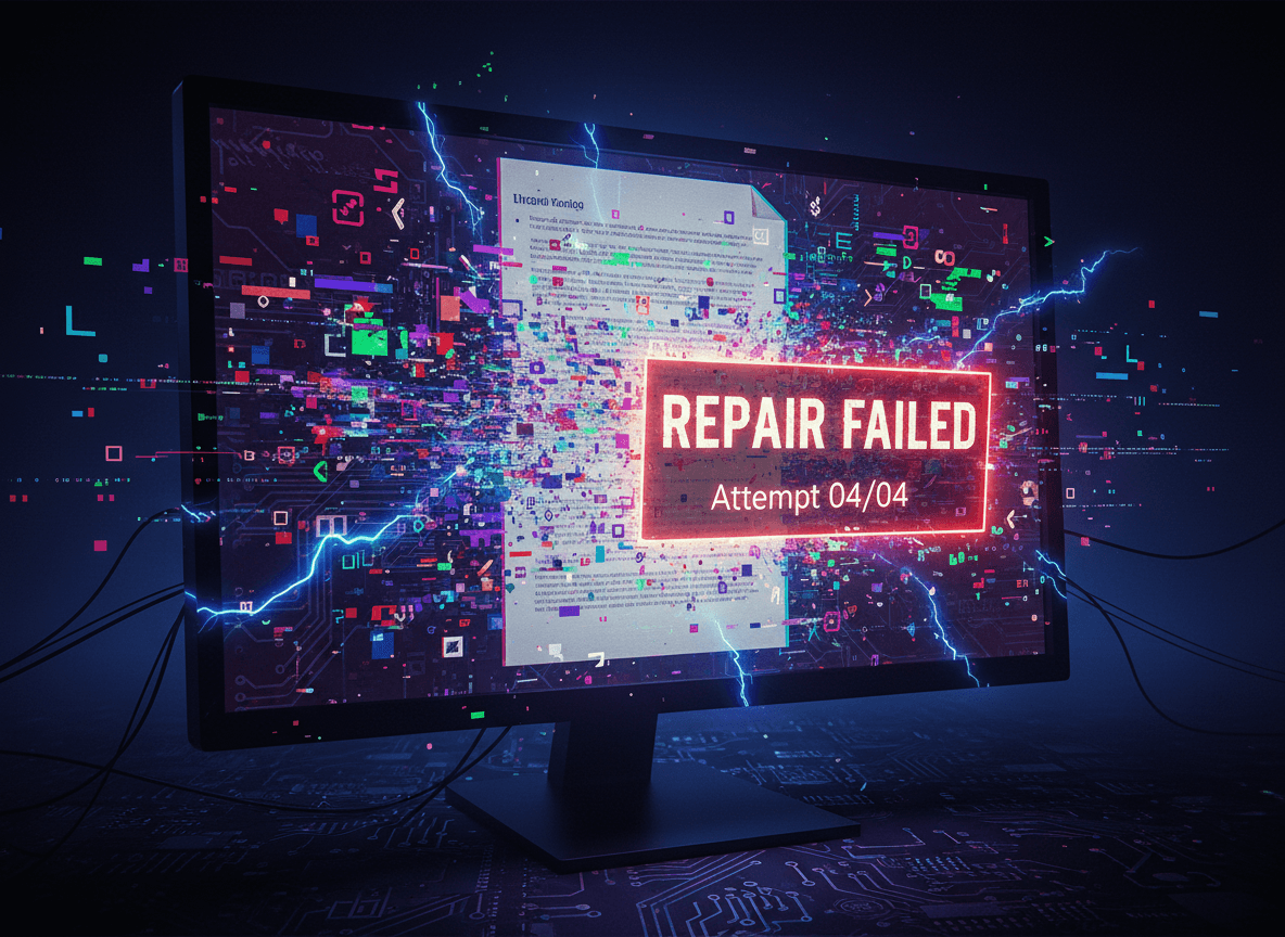 When a PDF Is Too Corrupted to Repair