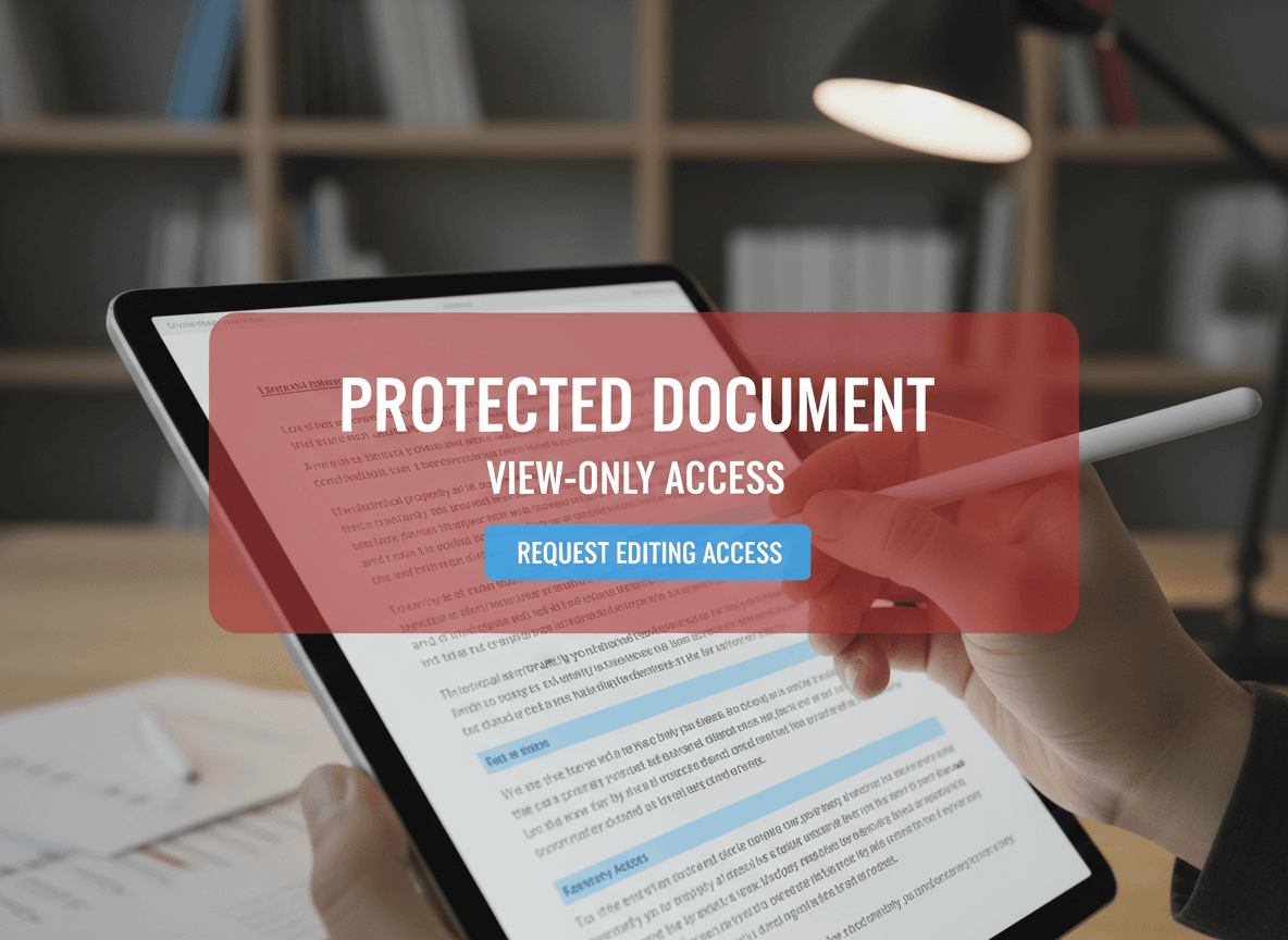 When You Need to Edit a Password-Protected PDF